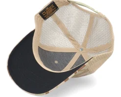 6-Panel Multicam Arid/Tan Trucker - Yupoong