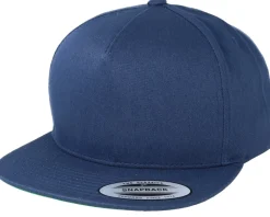 5-Panel Navy Snapback - Yupoong