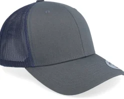 6-Panel Retro Trucker 2-Tone Charcoal/Navy Trucker - Yupoong