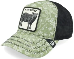 Parade Paisley Olive/Black Trucker - Goorin Bros.