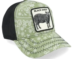 Parade Paisley Olive/Black Trucker - Goorin Bros.