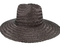 Parsons Sun Hat Black Straw Hat - Brixton