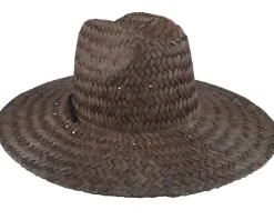 Parsons Sun Hat Deep Brown Straw Hat - Brixton