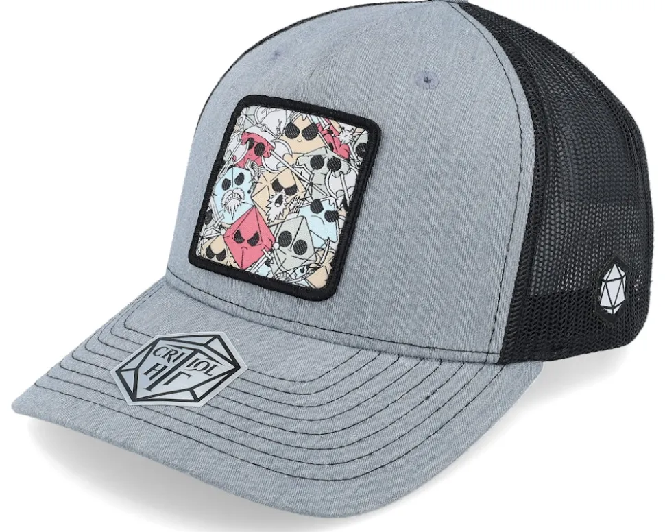 Party Board Presence Heather Grey/Black Trucker - Critiql Hit