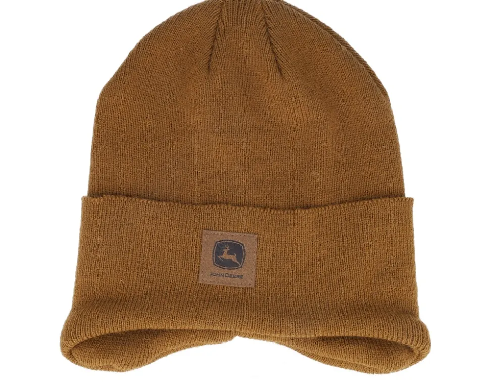 Patch Knit Brown Cuff - John Deere