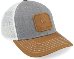 Patch White/Grey/Brown Trucker - John Deere