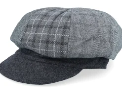 Patchwork Antracite Balloon Vega Cap - Seeberger
