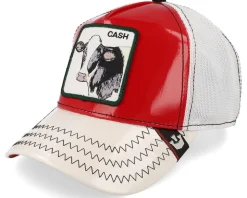 Patent Leather Golden Calf Red/White Trucker - Goorin Bros.