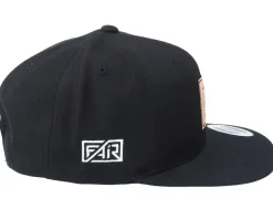 Pause Square Cork Patch Black Snapback - Fair