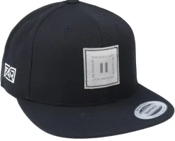 Pause Square Grey Patch Black Snapback - Fair