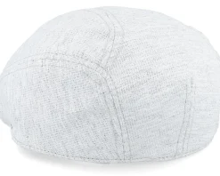 Pax Sixpence Light Grey Melange Flat Cap - Upfront