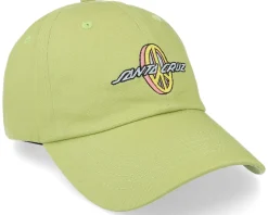 Peace Strip Cap Celery Dad Cap - Santa Cruz