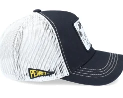 Peanuts Snoopy & Woodstock Black/White Trucker - Capslab