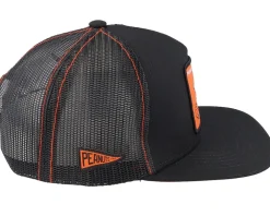 Peanuts Snoopy Black Ba1 Trucker - Capslab