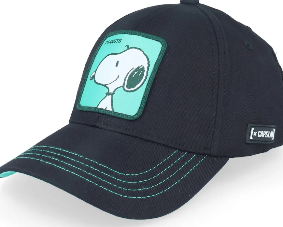 Peanuts Snoopy Black Nu1 Adjustable - Capslab