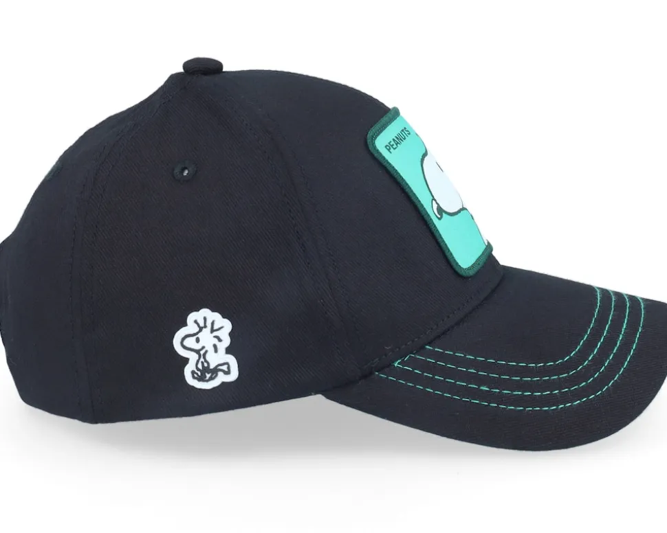 Peanuts Snoopy Black Nu1 Adjustable - Capslab