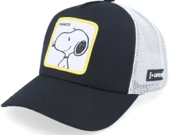Peanuts Snoopy Black/White Trucker - Capslab