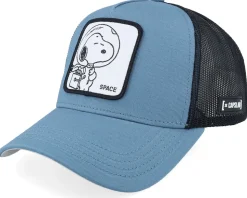 Peanuts Snoopy Blue/Black Trucker - Capslab