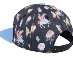 Pegasus Deep Charcoal Snapback - Headster