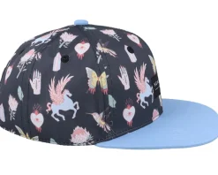 Pegasus Deep Charcoal Snapback - Headster
