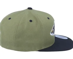 Perch Black Applique Olive/Black Snapback - Skillfish