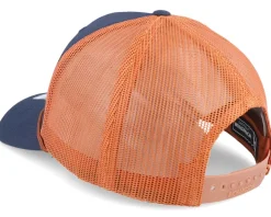 Perch Figure 112fpr Navy/Orange/Dark Orange Rope A-Frame Trucker - Skillfish