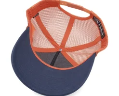 Perch Figure 112fpr Navy/Orange/Dark Orange Rope A-Frame Trucker - Skillfish