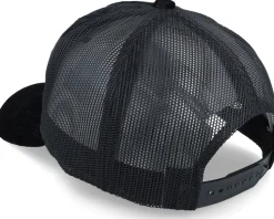 Perch Fishing Velvet Black Trucker - Skillfish