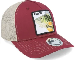 Perch Pro Fishing 112fp Split Cardinal/Tan Trucker - Skillfish