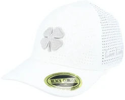 Perf Silver/White Flexfit - Black Clover