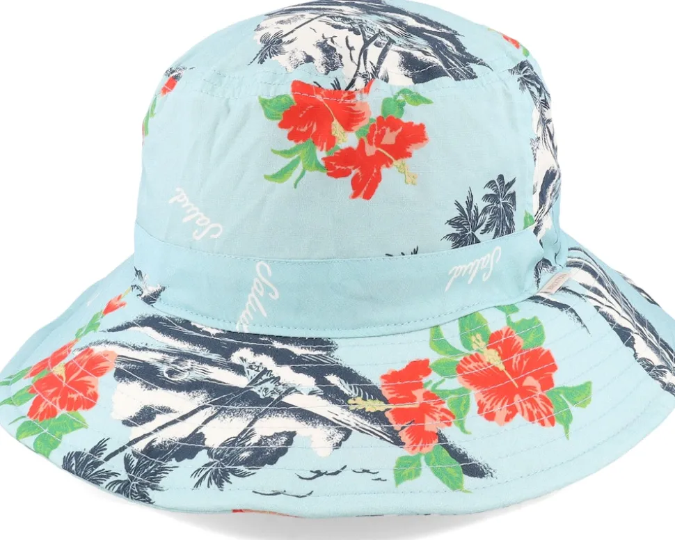 Petra Packable Hat Canal Blue Bucket - Brixton