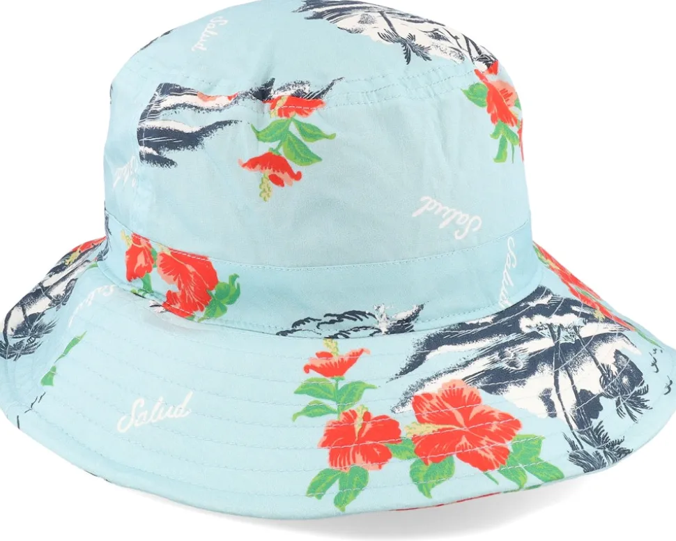 Petra Packable Hat Canal Blue Bucket - Brixton