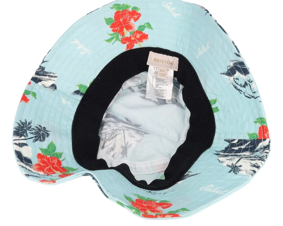 Petra Packable Hat Canal Blue Bucket - Brixton