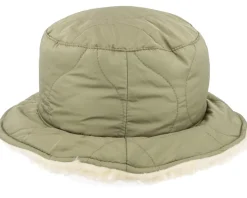 Petra Reversible Military Olive/Dove Sherpa Bucket - Brixton