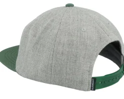 Pexe Lodge Grey Heather/Green Snapback - Element