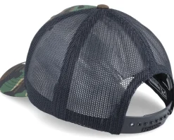 112pfp Green Camo/Black A-Frame Trucker - Richardson