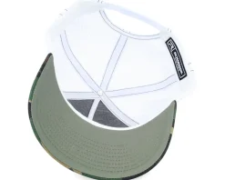 112pfp Green Camo/White A-Frame Trucker - Richardson
