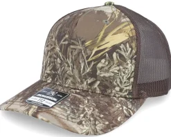 112pfp Realtree Edge/Brown A-Frame Trucker - Richardson