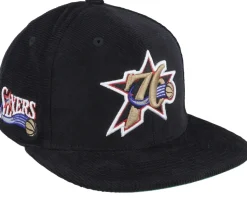 Philadelphia 76ers All Directions Black Snapback - Mitchell & Ness