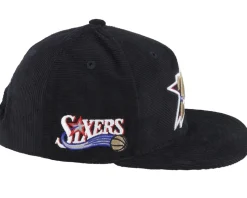 Philadelphia 76ers All Directions Black Snapback - Mitchell & Ness