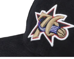 Philadelphia 76ers All Directions Black Snapback - Mitchell & Ness