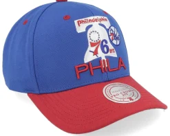 Philadelphia 76ers All In 2.0 Pro Blue/Red Adjustable - Mitchell & Ness