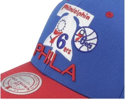 Philadelphia 76ers All In 2.0 Pro Blue/Red Adjustable - Mitchell & Ness