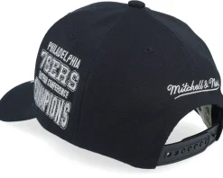 Philadelphia 76ers Beautiful Chaos Pro Hwc Black A-frame Adjustable - Mitchell & Ness