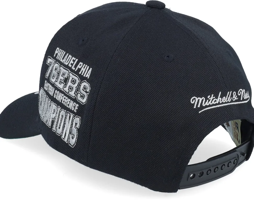 Philadelphia 76ers Beautiful Chaos Pro Hwc Black A-frame Adjustable - Mitchell & Ness