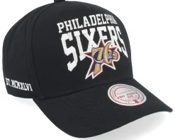 Philadelphia 76ers Big Time Pro Black A-frame Adjustable - Mitchell & Ness