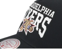 Philadelphia 76ers Big Time Pro Black A-frame Adjustable - Mitchell & Ness