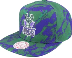 Philadelphia 76ers Down For All Black Snapback - Mitchell & Ness