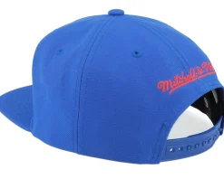 Philadelphia 76ers Embroidery Glitch Blue Snapback - Mitchell & Ness