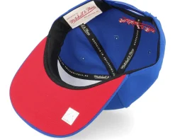Philadelphia 76ers Embroidery Glitch Blue Snapback - Mitchell & Ness